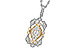 G318-69950: NECKLACE .50 TW