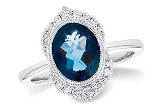 G318-71786: LDS RG 1.86 LONDON BLUE TOPAZ 2.00 TGW