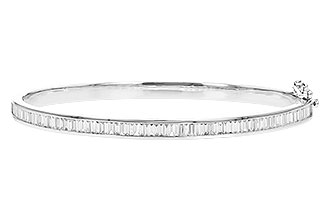 G319-56350: BANGLE 1.02 TW BAGUETTE DIAMONDS