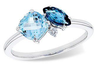 G319-57223: LDS RG 1.49 TW BLUE TOPAZ 1.52 TGW