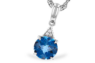 G319-59941: NECK 1.60 LONDON BLUE TOPAZ 1.61 TGW (7MM RD)