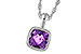 G319-61732: NECKLACE .82 AMETHYST