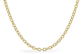 G319-61759: CABLE CHAIN (18IN, 1.3MM, 14KT, LOBSTER CLASP)