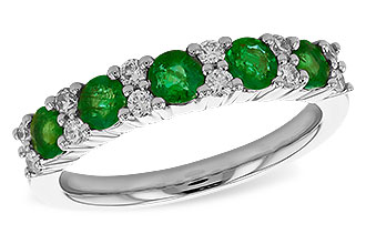G319-62704: LDS WED RG .70 EMERALD .94 TGW