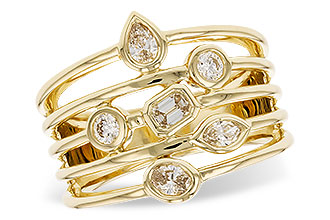 G319-62723: LDS DIA RG .50 TW FANCY CUT DIAMONDS