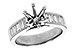 G320-46332: LDS SEMI DIA RG .50 TW BAGUETTES