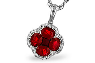 G320-48095: NECKLACE 1.72 RUBY 1.87 TGW