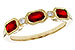 G320-48132: LDS WED RG .72 RUBY .77 TGW (4x3MM RUBY)