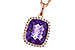 G320-49050: NECKLACE 4.57 AMETHYST 4.81 TGW (12x10MM CU)