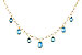 G320-49077: NECKLACE 4.10 TW BLUE TOPAZ (17")