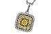 G320-49959: NECK .23 FANCY YELLOW DIAMONDS .65 TW