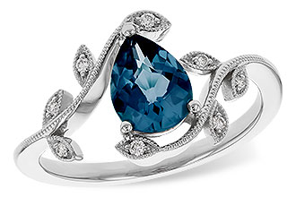 G320-49968: LDS RG 1.20 LONDON BLUE TOPAZ 1.26 TGW (8x6MM LBT)