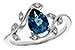 G320-49968: LDS RG 1.20 LONDON BLUE TOPAZ 1.26 TGW (8x6MM LBT)