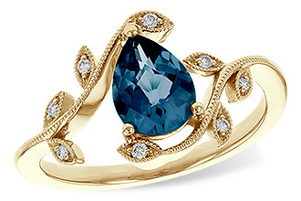 G320-49968: LDS RG 1.20 LONDON BLUE TOPAZ 1.26 TGW (8x6MM LBT)
