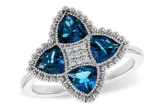 G320-50823: LDS RG 1.62 LONDON BLUE TOPAZ 1.66 TGW