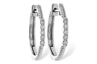 G320-50886: EARRINGS .11 TW