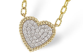 G320-51741: NECKLACE .32 TW (18")
