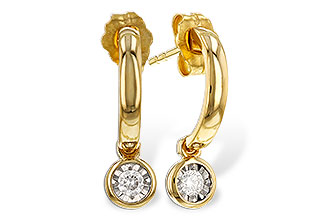 G320-52686: EARRINGS .10 TW