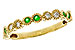 G320-52704: LDS WED RG .11 TW EMERALD .20 TGW