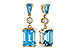 G320-53604: EARRINGS 2.37 TW BLUE TOPAZ 2.44 TGW