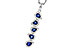 G320-54541: NECKLACE .95 TW SAPPHIRE 1.19 TGW