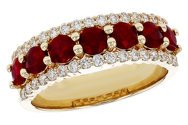 G321-37223: C234-12714 W/RUBY 1.26 TW RUBY 1.70 TGW