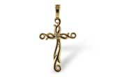 H052-31768: CROSS PENDANT .01 BR
