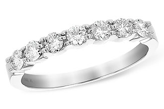 H138-69995: LDS DIA WED RG .50 TW (7 STONES)