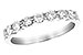 H138-69995: LDS DIA WED RG .50 TW (7 STONES)