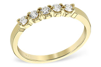 H231-40832: LDS DIA WED RG .25 TW (5 STONES)