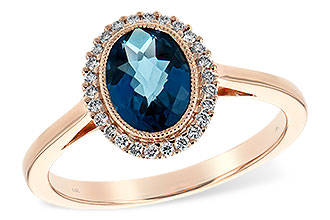 H235-01750: LDS RG 1.27 LONDON BLUE TOPAZ 1.42 TGW
