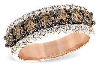 H235-03577: LDS WED RG 1.20 BROWN DIAS 1.64 TW