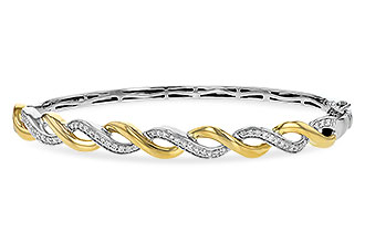 H235-05413: BANGLE BRACELET .42 TW