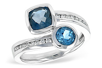 H235-09077: LDS RG 1.55 TW BLUE TOPAZ 1.70 TGW