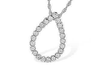 H235-97232: NECKLACE .50 TW