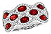 H235-97250: LDS WED RG 1.80 TW RUBY 2.18 TGW