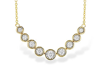 H318-67241: NECKLACE .75 TW