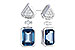 H318-71777: EARR 2.00 TW LONDON BLUE TOPAZ 2.12 TGW