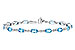 H319-55368: BRACELET 7.80 SWISS BLUE TOPAZ 7.96 TGW