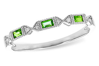 H319-55386: LDS WED RG .10 EMERALD .12 TGW
