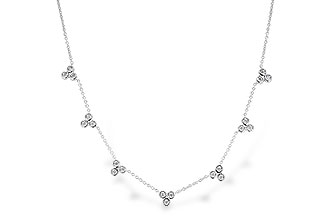 H319-56350: NECKLACE .36 TW (18")