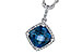 H319-59041: NECK 1.09 LONDON BLUE TOPAZ 1.20 TGW