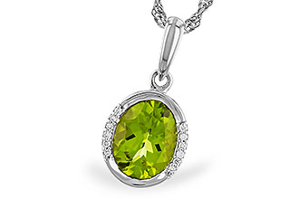 H319-59068: NECKLACE 1.72 TW PERIDOT 1.75 TGW (9x7 PER)
