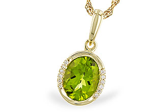 H319-59068: NECKLACE 1.72 TW PERIDOT 1.75 TGW (9x7 PER)