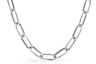 H319-60877: PAPERCLIP MD (18IN, 3.10MM, 14KT, LOBSTER CLASP)