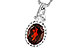 H319-61768: NECK 1.82 GARNET 2.02 TGW (9x7MM GAR)