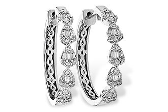 H319-61777: EARRINGS .20 BAG .47 TW
