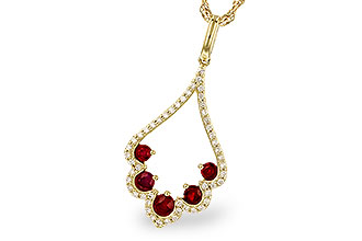 H319-63595: NECK .34 RUBY .53 TGW