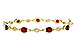 H320-48177: BRACELET 3.68 RUBY 3.92 TGW (7")