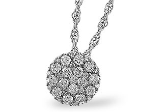 H320-49004: NECKLACE .25 TW
